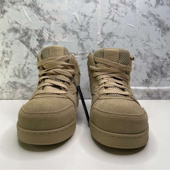 Reebok BB4500 Beige Work & Safety Shoes Sneakers woman 6 leather upper comp toe - Picture 10 of 12